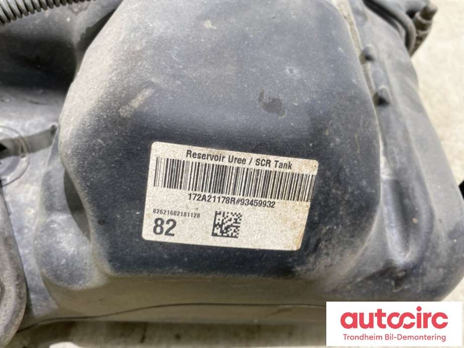 AdBlue tank til Opel Vivaro B 2014-2019  (93459932|)