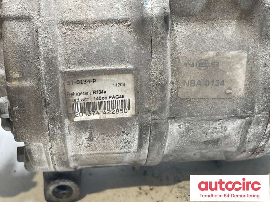 Aircondition kompressor til VW Transporter / Caravelle 2003-2009 (Fase 1) (T5) (T5) (7H0 820 805 H|7H0 820 805 J|)