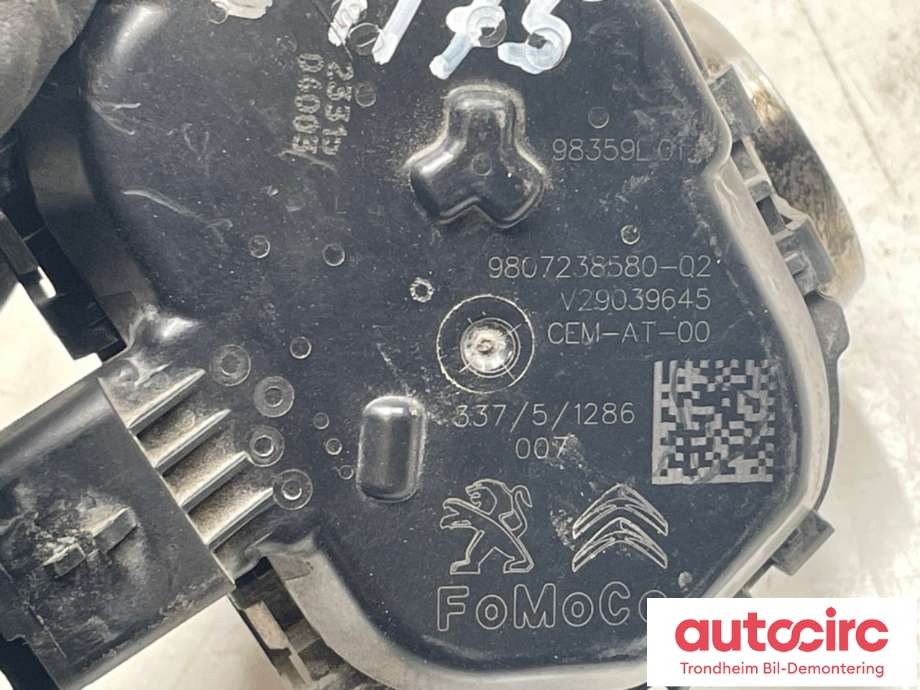 Spjeldhus til Peugeot Partner 2015-2019 (Type II, Fase 2)  (9807238580|9830301180|)