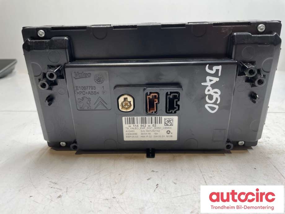 Bilstereo navigasjon skjerm til Peugeot 308 2013-2021 (Type II)  (9811486280|)