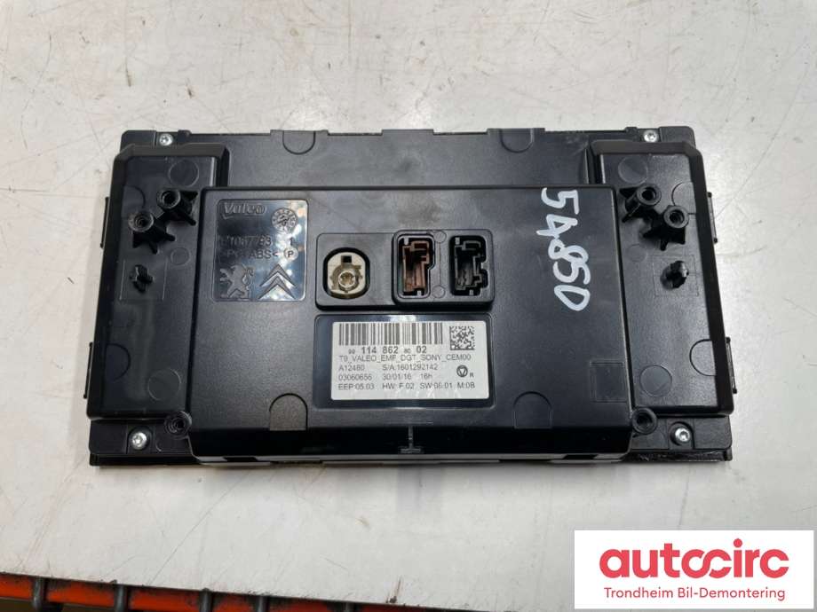 Bilstereo navigasjon skjerm til Peugeot 308 2013-2021 (Type II)  (9811486280|)