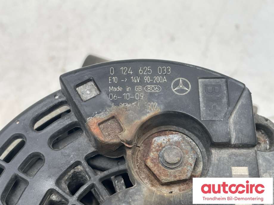 Dynamo diesel til Mercedes E-Klasse 2006-2009 (Fase 2) (W211) (W211) (A 013 154 90 02|)