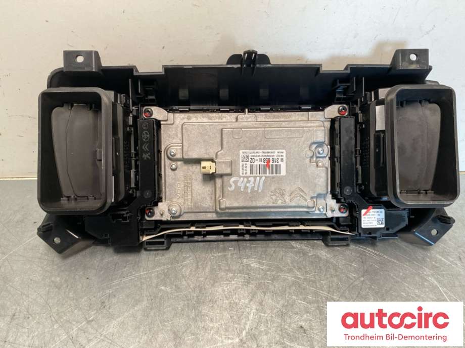 Bilstereo navigasjon skjerm til Peugeot Expert 2016-->> (Type III) (CONTINENTAL|98 316 658 80|98 081 732 ZD|)