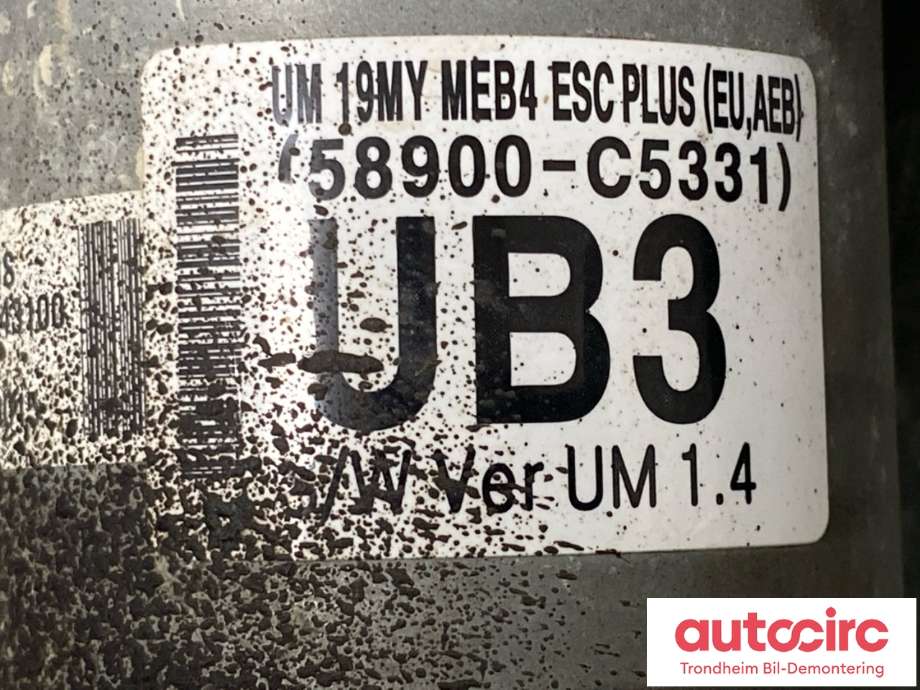ABS sentral til Kia Sorento 2016-->> Type III (58900-C5331|58910-C5331|)