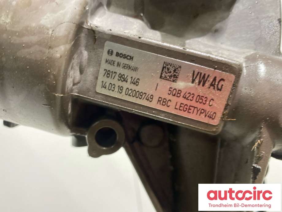 Tannstang elektrisk til VW Tiguan 2016-2020 (Type II, Fase 1)  (5QB 423 056 D|5QB 423 056 DX|)