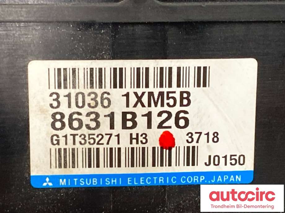 Styreenhet girkasse til Mitsubishi Outlander 2012-2015 (Type III, Fase 1)  (8631B126|)