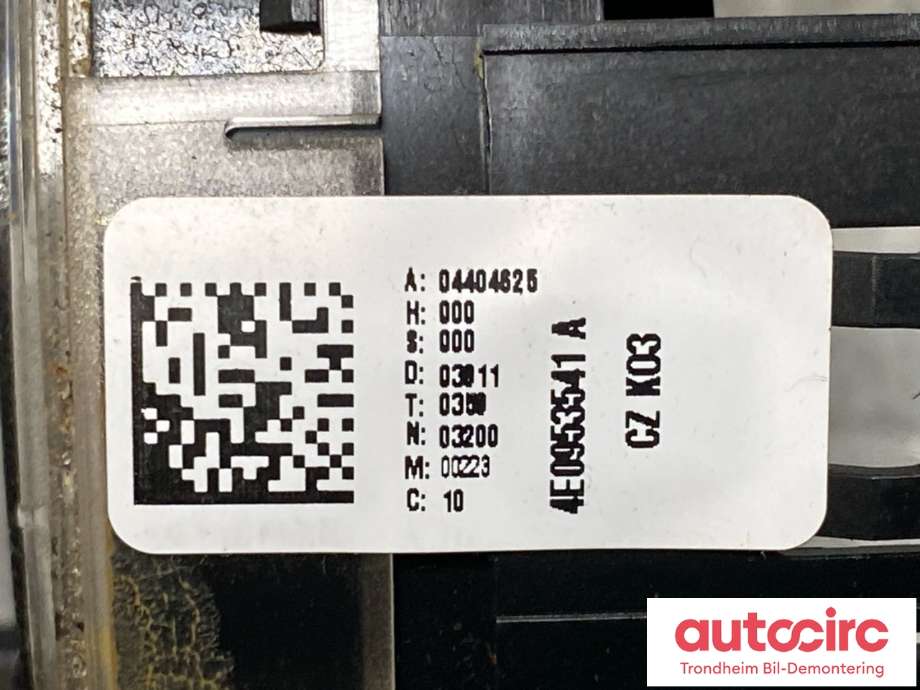 Airbag slepering til Audi Q7 2010-2015 (Type I, Fase 2)  (4E0953541B|)