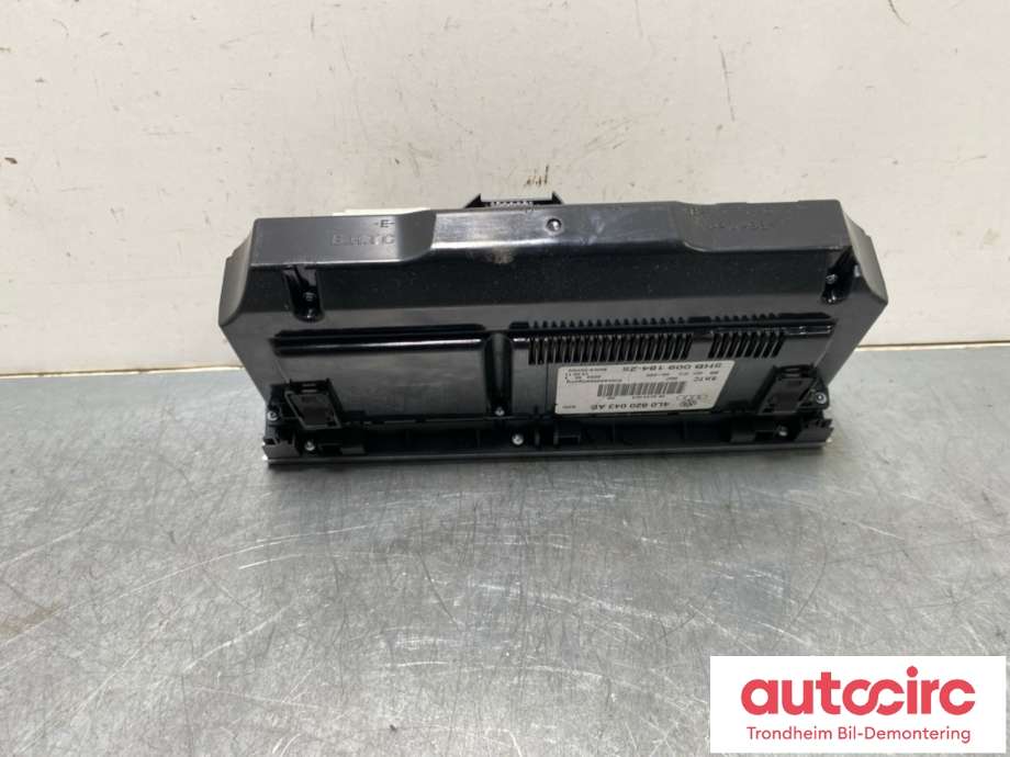 Varmeapparat betjening til Audi Q7 2010-2015 (Type I, Fase 2)  (4L0820043AE|)