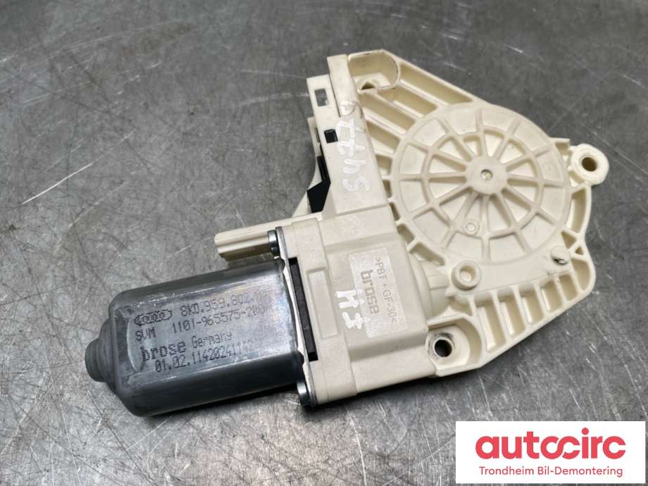 Ruteheis, kun motor, høyre foran til Audi Q7 2010-2015 (Type I, Fase 2)  (8T0959802B|)