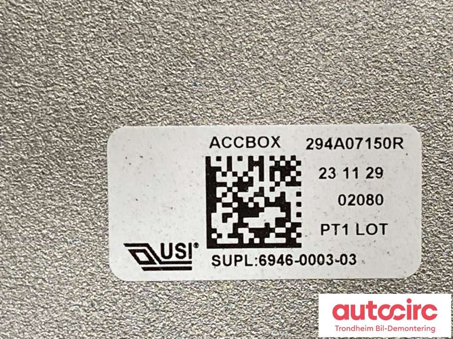 Koblingsboks elbil (HVJB) til Nissan Ariya 2022-->> (294A07150R|294A0-00Q0B|)