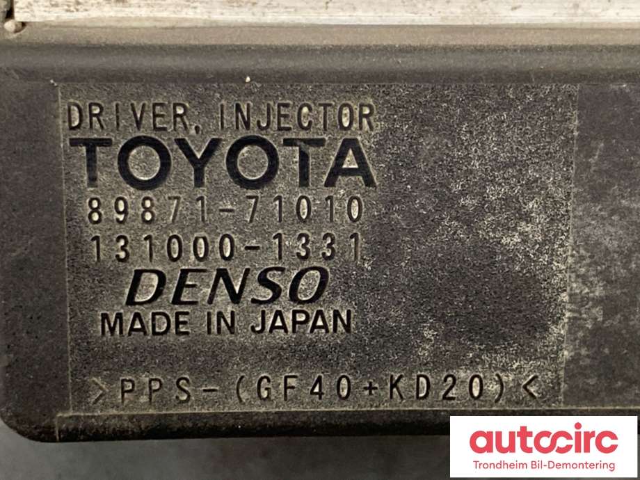 Styreenhet drivstoffpumpe til Toyota Avensis 2003-2008 (Type II)  (89871-71010|)