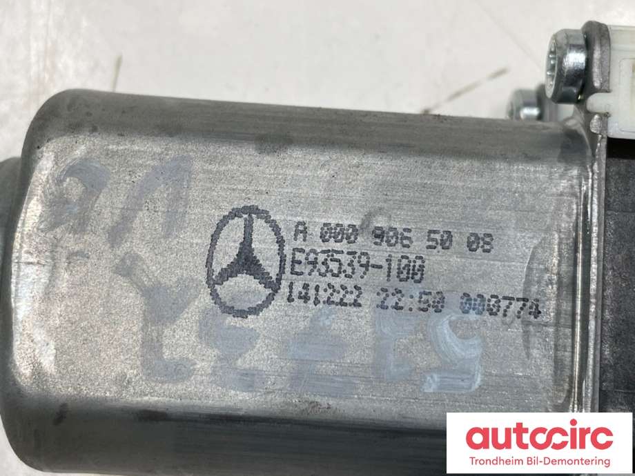 Ruteheis, kun motor, venstre bak til Mercedes EQS SUV 2022-->> (X296) (X296) (A 000 906 50 08|)
