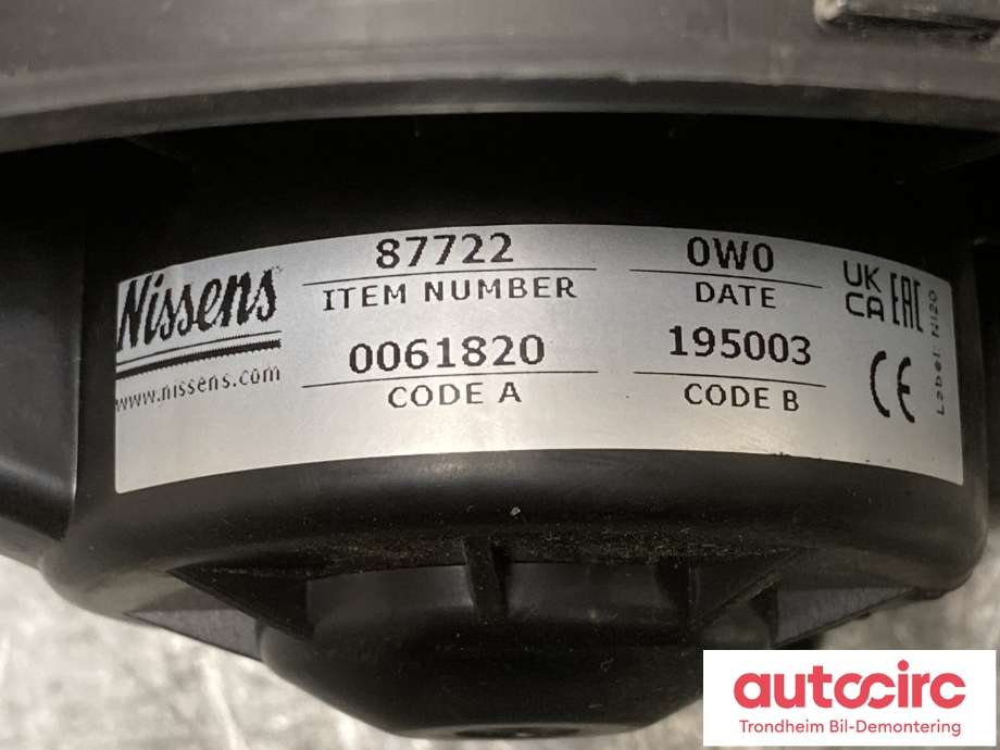 Varmeapparat motor til Nissan Qashqai 2014-2021 (Type II)  (272264EM0A|)