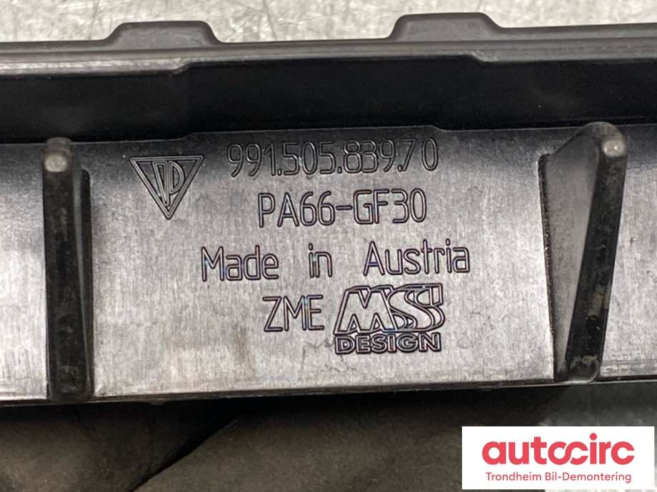 Støtfanger bak feste til Porsche 911 2012-2019 (991) (991) (991 505 839 70|)