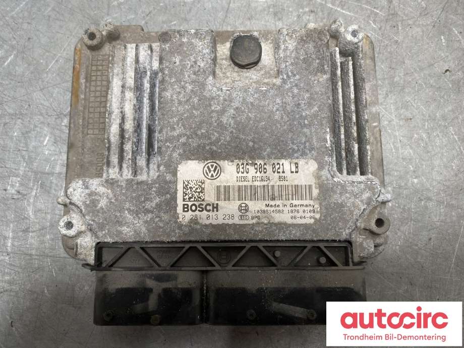 Styreenhet motor til Škoda Octavia, 2005-2008 (Type II, Fase 1)  (03G906021LB)
