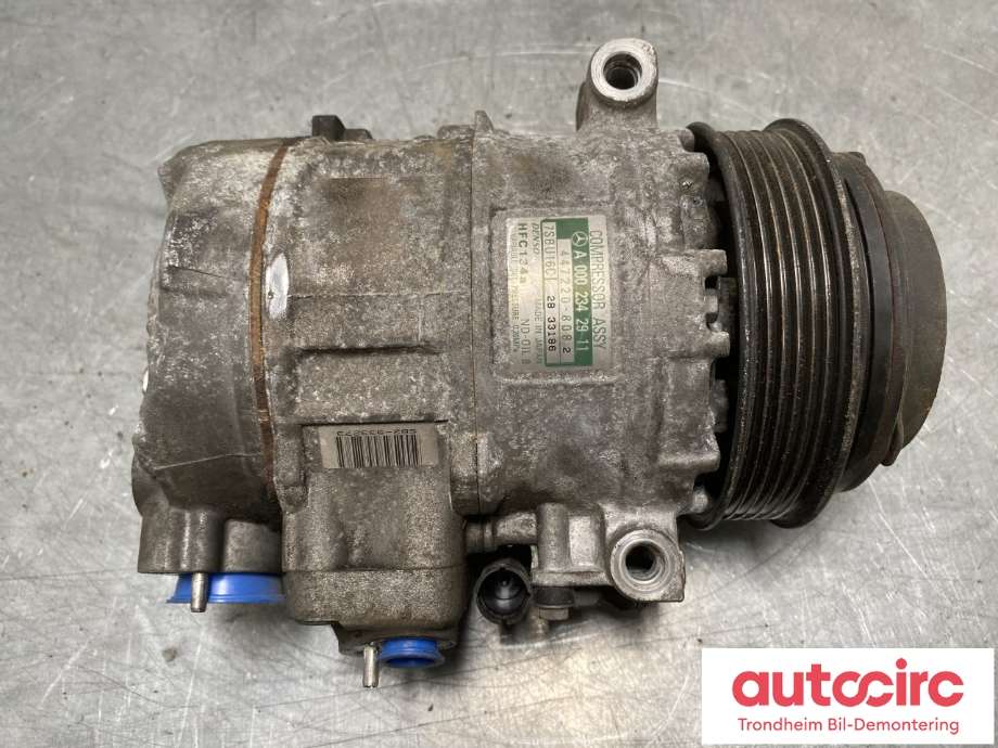Aircondition kompressor til Mercedes SLK, 1997-2004 (R170) (R170) (A0002342911)