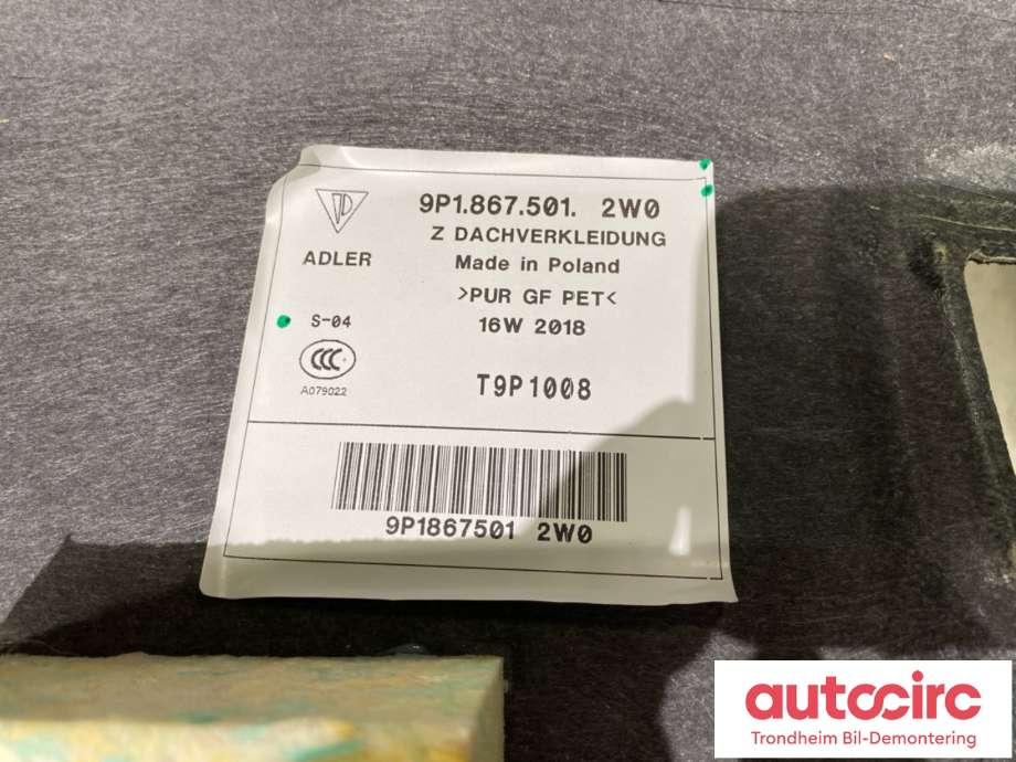 Taktrekk til Porsche 911 2012-2019 (991) (991) (ADLER|9P1 867 501|)