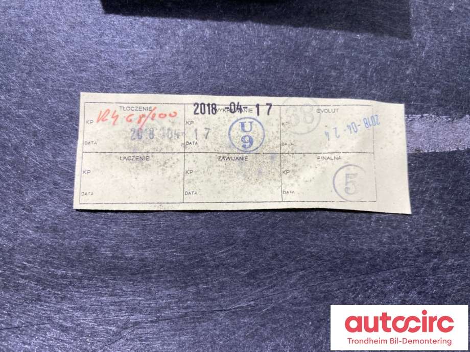 Taktrekk til Porsche 911 2012-2019 (991) (991) (ADLER|9P1 867 501|)