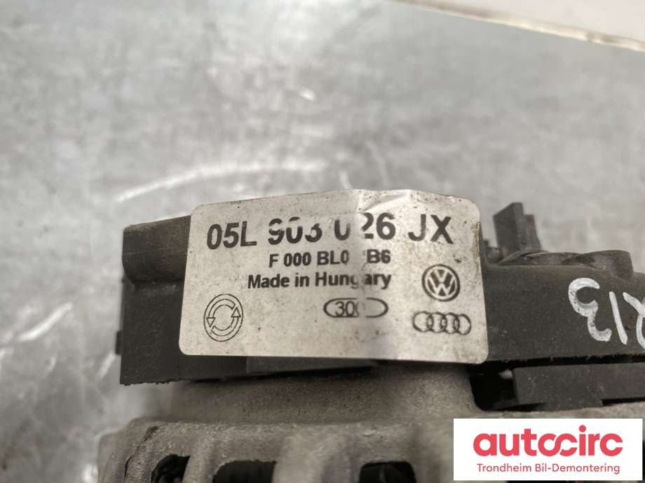 Dynamo diesel til Škoda Superb 2015-->> (Type III) (05L903026J|05L 903 026 N|)