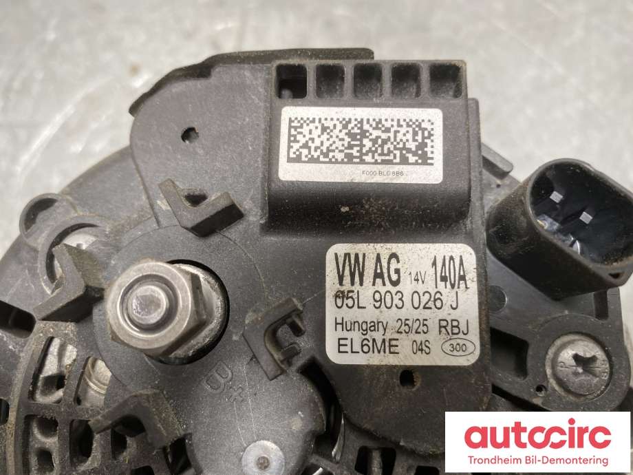 Dynamo diesel til Škoda Superb 2015-->> (Type III) (05L903026J|05L 903 026 N|)