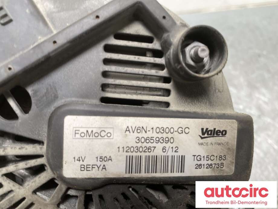 Dynamo diesel til Ford Focus 2011-2014 (Type III, Fase 1)  (AV6N-10300-GC|AV6N-10300-GE|2260730)