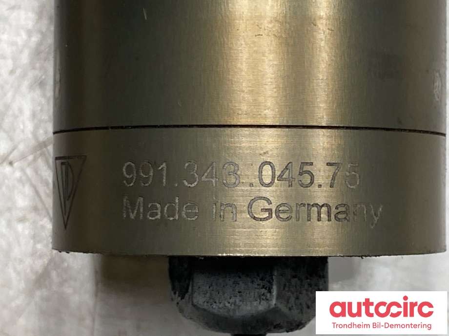 Fjærbein høyre foran til Porsche 911 2012-2019 (991) (991) (BILSTEIN|991 343 045 79|991 343 045 B4|991 343 531 71| 991 343 016 81| 991 343 016 87)