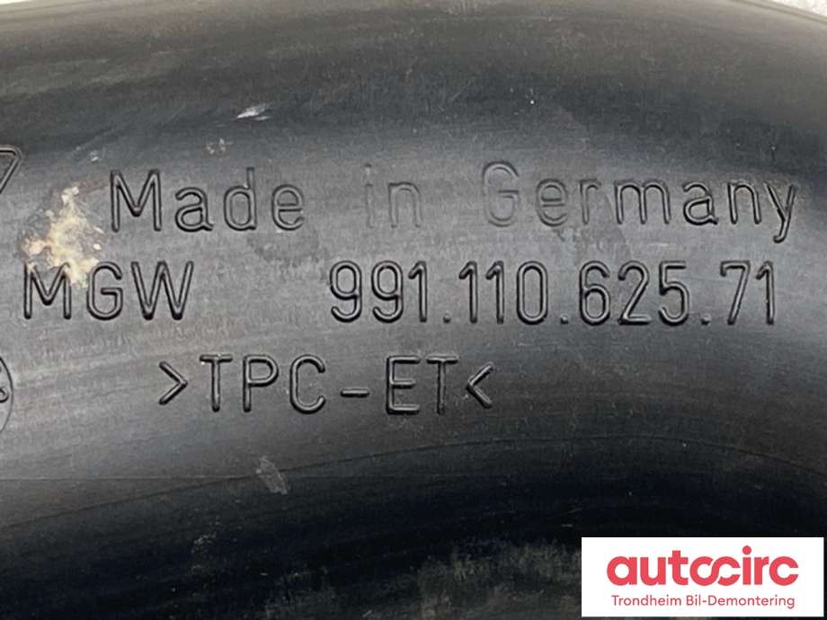Turbo rør til Porsche 911 2012-2019 (991) (991) (991 110 625 71|)