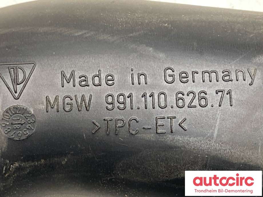 Turbo rør til Porsche 911 2012-2019 (991) (991) (991 110 626 71|)