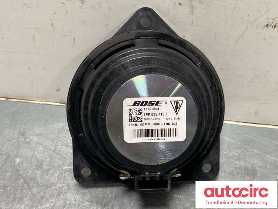Bilstereo høyttaler til Porsche 911 2012-2019 (991) (991) (7PP035415F|)