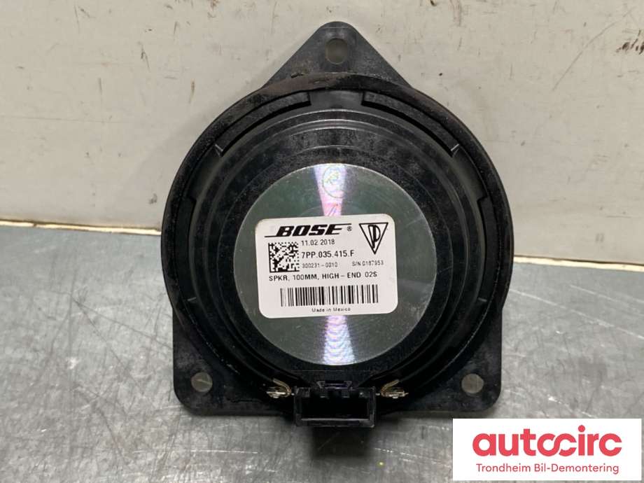 Bilstereo høyttaler til Porsche 911 2012-2019 (991) (991) (7PP035415F|)