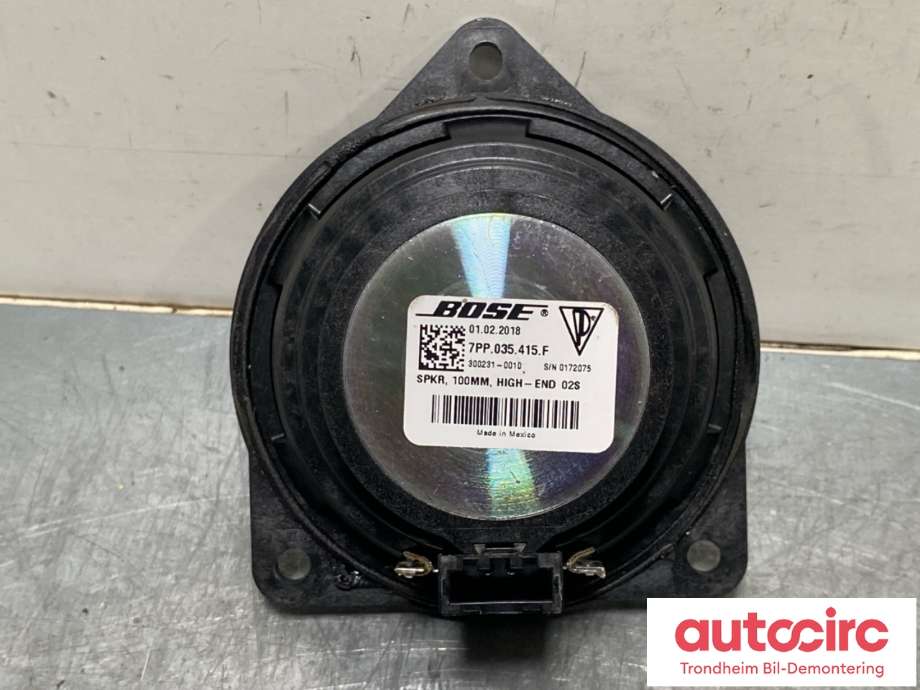 Bilstereo høyttaler til Porsche 911 2012-2019 (991) (991) (7PP035415F|)