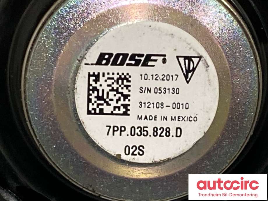 Bilstereo høyttaler til Porsche 911 2012-2019 (991) (991) (7PP035828D|)