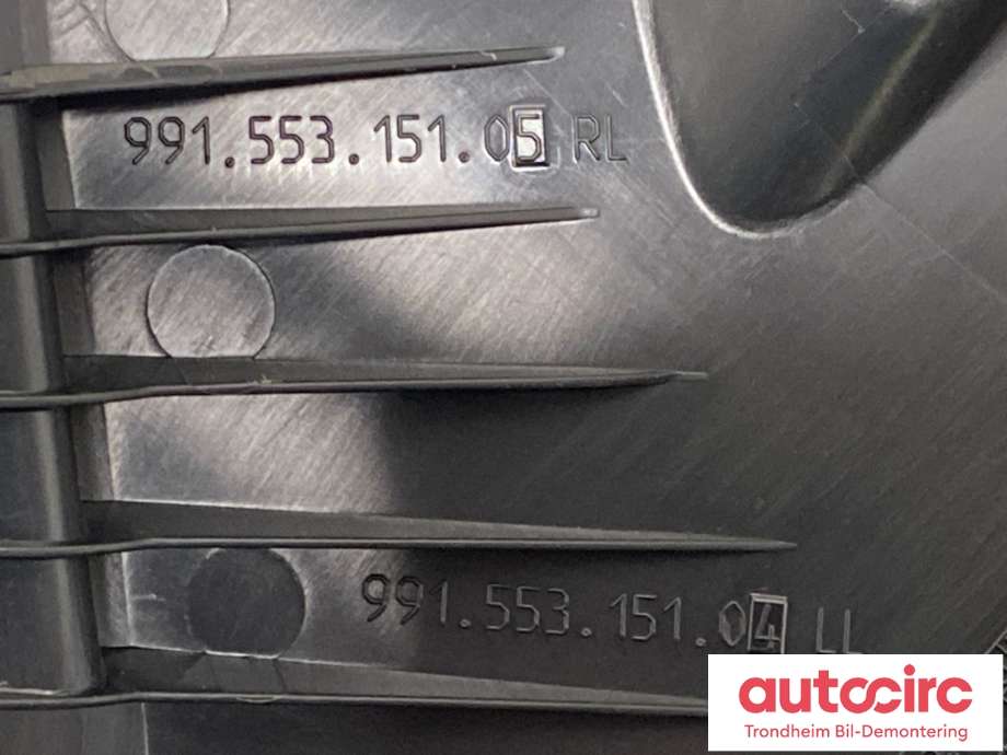 Deksel til Porsche 911 2012-2019 (991) (991) (99155315104|)