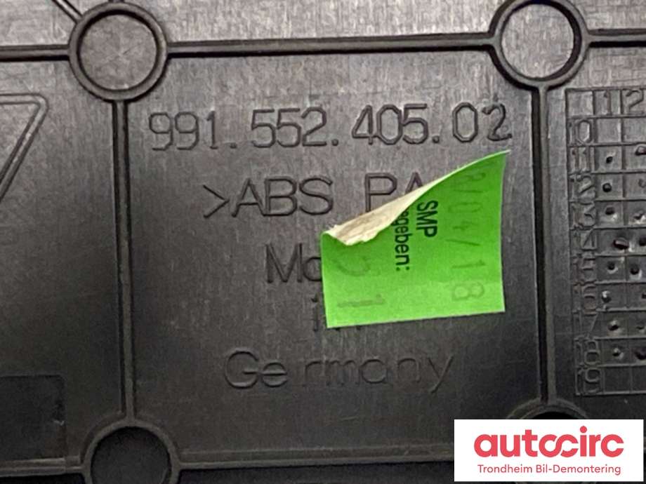 Deksel til Porsche 911 2012-2019 (991) (991) (99155240502|)