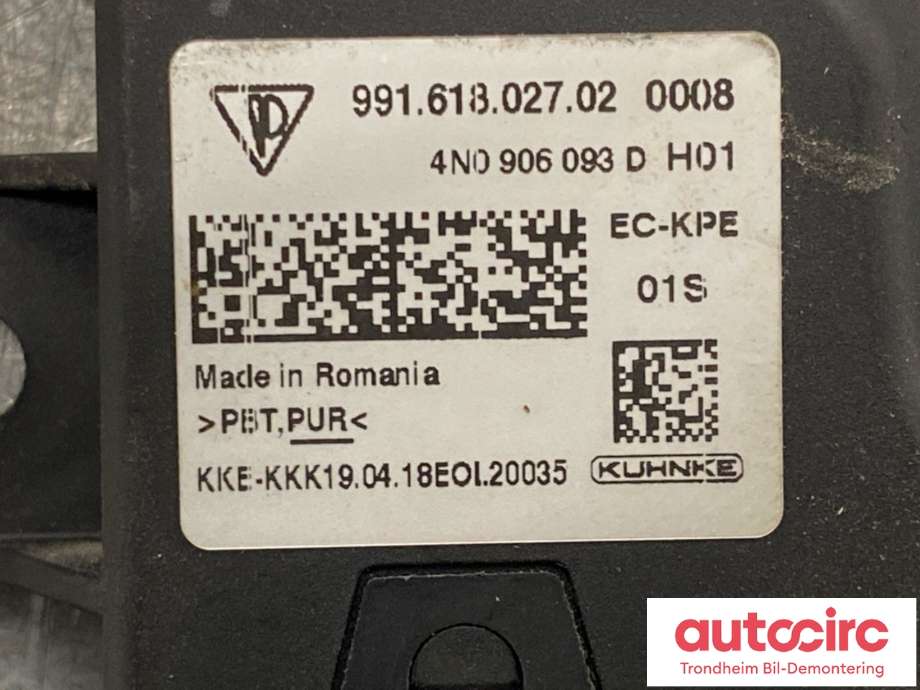 Styreenhet drivstoffpumpe til Porsche 911 2012-2019 (991) (991) (99161802702|)