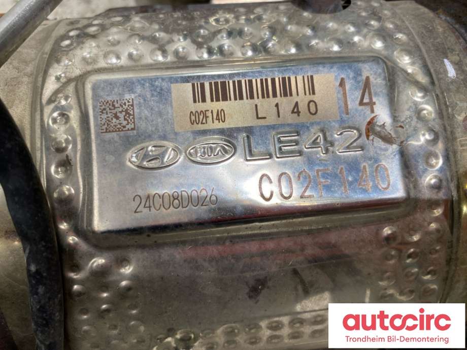 Katalysator til Kia Sorento 2016-->> Type III  (C02F140|24C08D026|)
