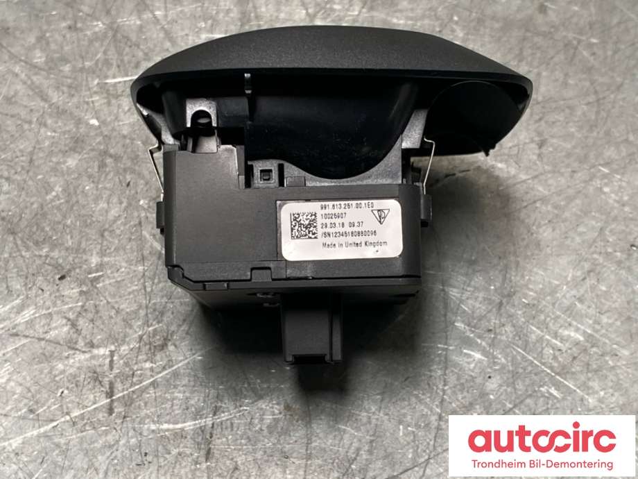 Bryter elektrisk håndbrekk/parkbrems til Porsche 911 2012-2019 (991) (991) (99161325100|991 613 251 01|)
