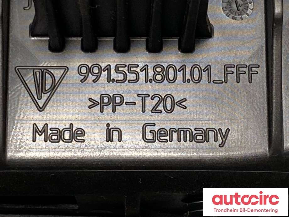 Innredning diverse til Porsche 911 2012-2019 (991) (991) (99155180101|)
