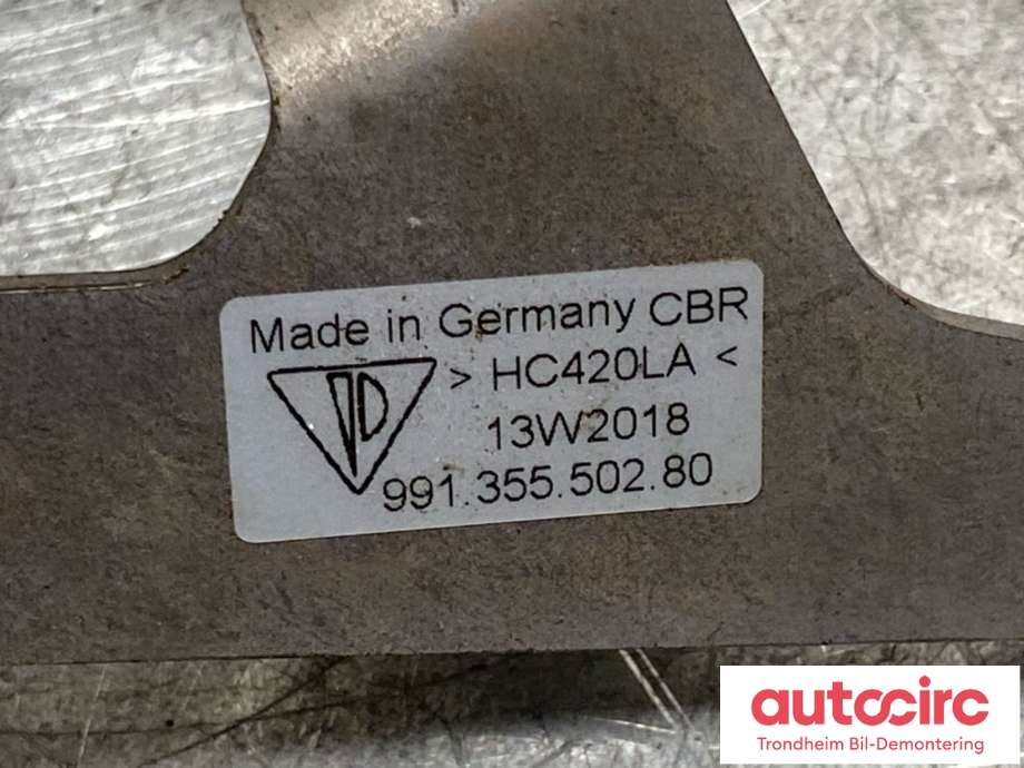 Bremsecaliper brakett til Porsche 911 2012-2019 (991) (991) (991 355 502 80|)