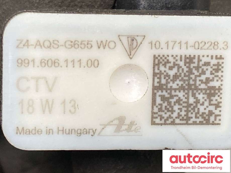 Sensor akselerasjonssensor/ESP DUO til Porsche 911 2012-2019 (991) (991) (99160611100|99160611102|)