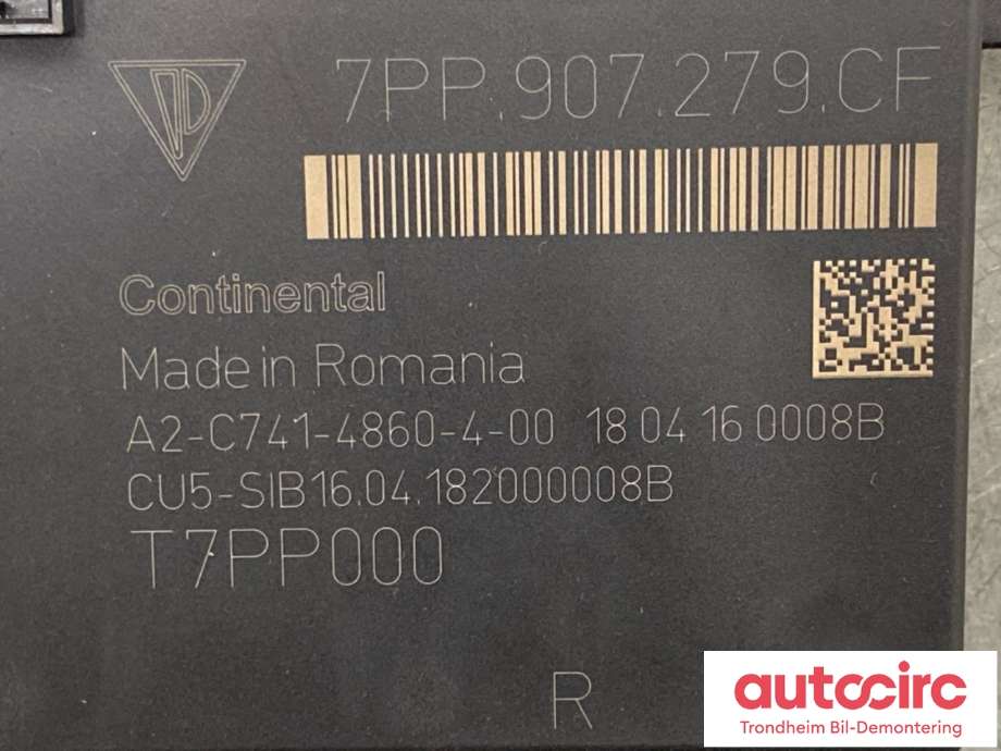 Styreenhet comfort (BCM) til Porsche 911 2012-2019 (991) (991) (7PP907279CF|7PP907279D|)