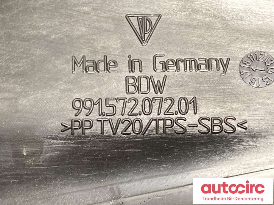 Luftfilterboks til Porsche 911 2012-2019 (991) (991) (99157207201|)