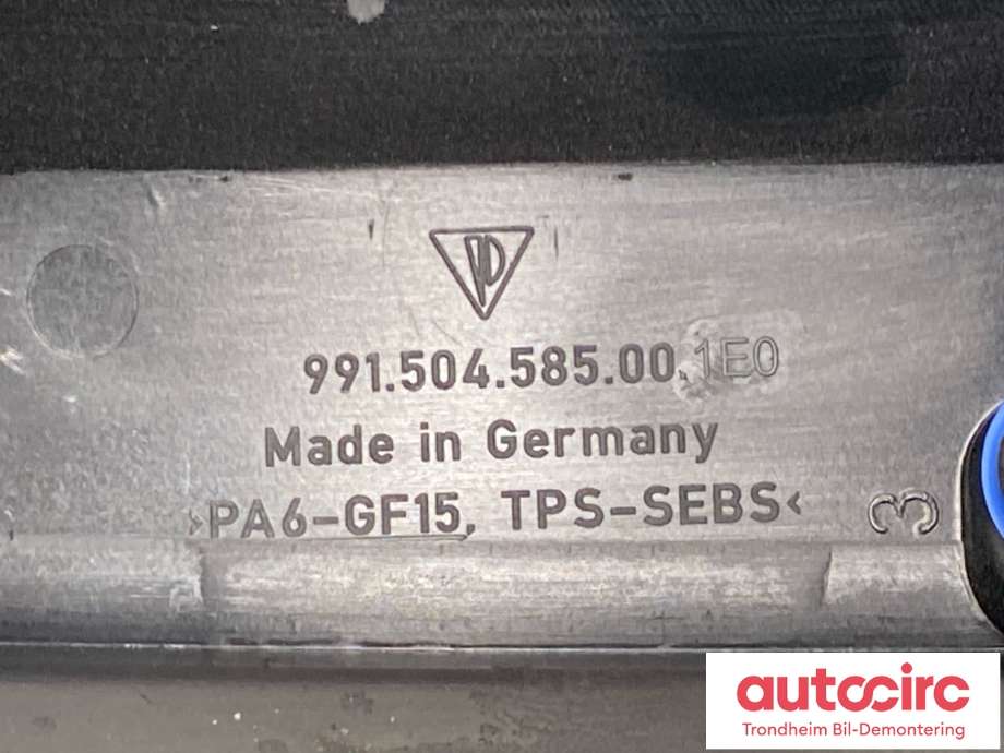 Deksel til Porsche 911 2012-2019 (991) (991) (99150458500|)