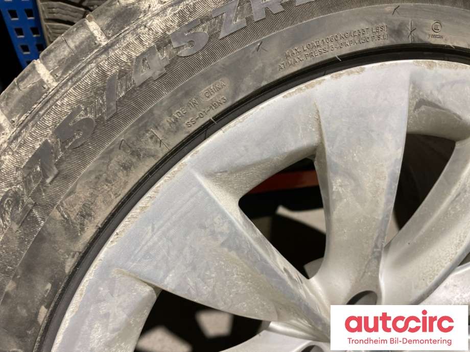 Hjulsett aluminium sommer til Tesla Model X 2016-->>  (20 TOMMER|255/45R20 105Y|PROD: 0125|5MM)