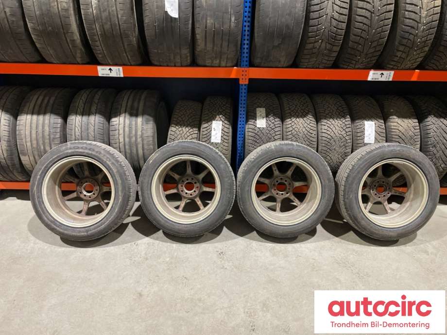 Hjulsett aluminium sommer til Subaru Legacy 2003-2007 (Type IV, Fase 1)  (16 TOMMER|205/55R16 91V|PROD: 4323|5-6 MM)