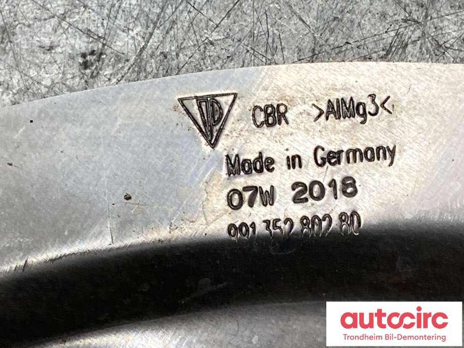 Bremseskjold høyre bak til Porsche 911 2012-2019 (991) (991) (99135280280|)