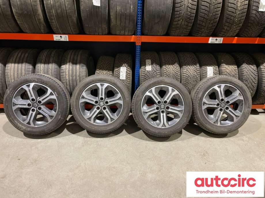 Hjulsett aluminium sommer til Suzuki SX4 S-CROSS, 2013-->> (Type II)  (17 TOMMER|215/55R17 98W)