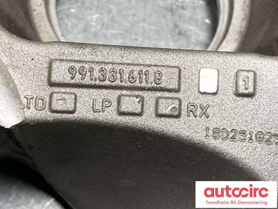 Hjulspindel venstre bak til Porsche 911 2012-2019 (991) (991) (99133161181|99133161182|)