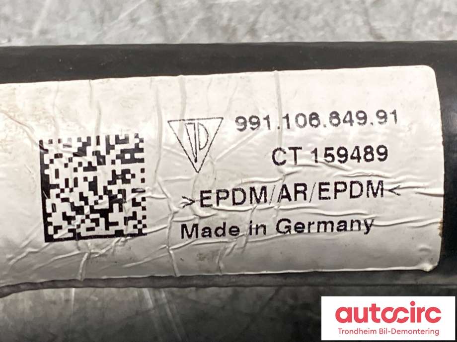 Trykkrør til Porsche 911 2012-2019 (991) (991) (991 106 649 91|)