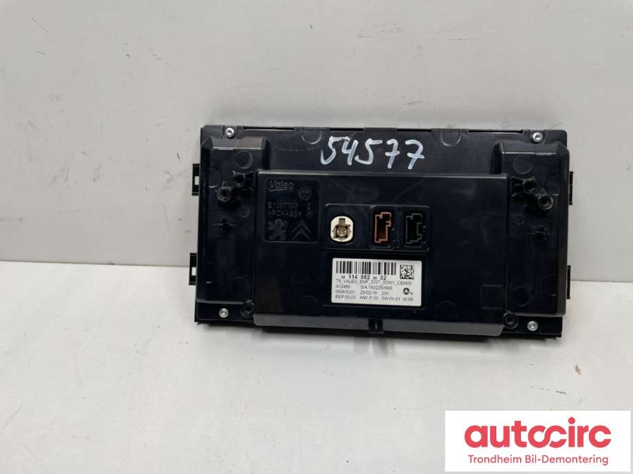Bilstereo navigasjon skjerm til Peugeot 308 2013-2021 (Type II)  (9811486280|)